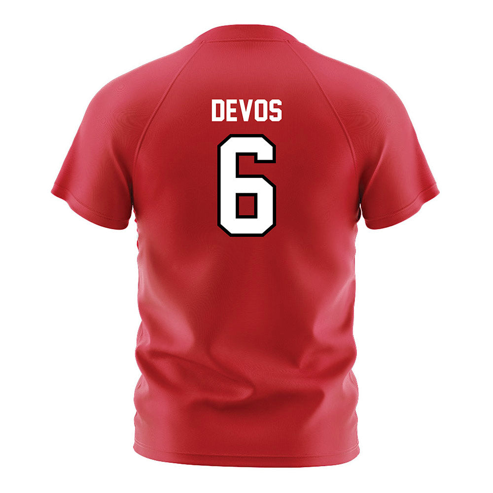 Fairfield - NCAA Women's Soccer : Taylor deVos - Red Soccer Jersey-1