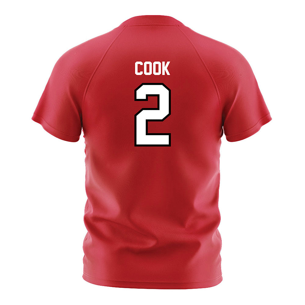 Fairfield - NCAA Women's Soccer : Emilie Cook - Red Soccer Jersey-1
