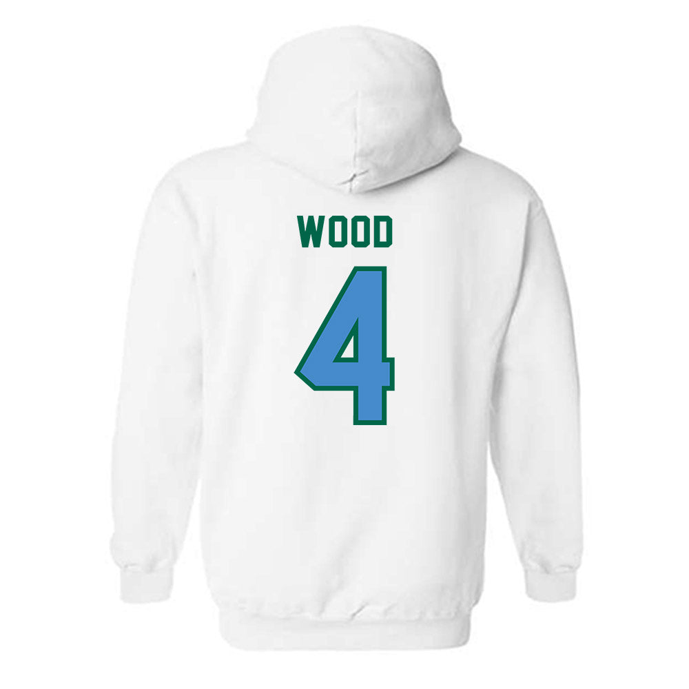Tulane - NCAA Baseball : Tye Wood - Classic Shersey Hooded Sweatshirt-1