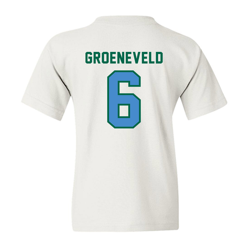 Tulane - NCAA Baseball : Aj Groeneveld - Classic Shersey Youth T-Shirt-1