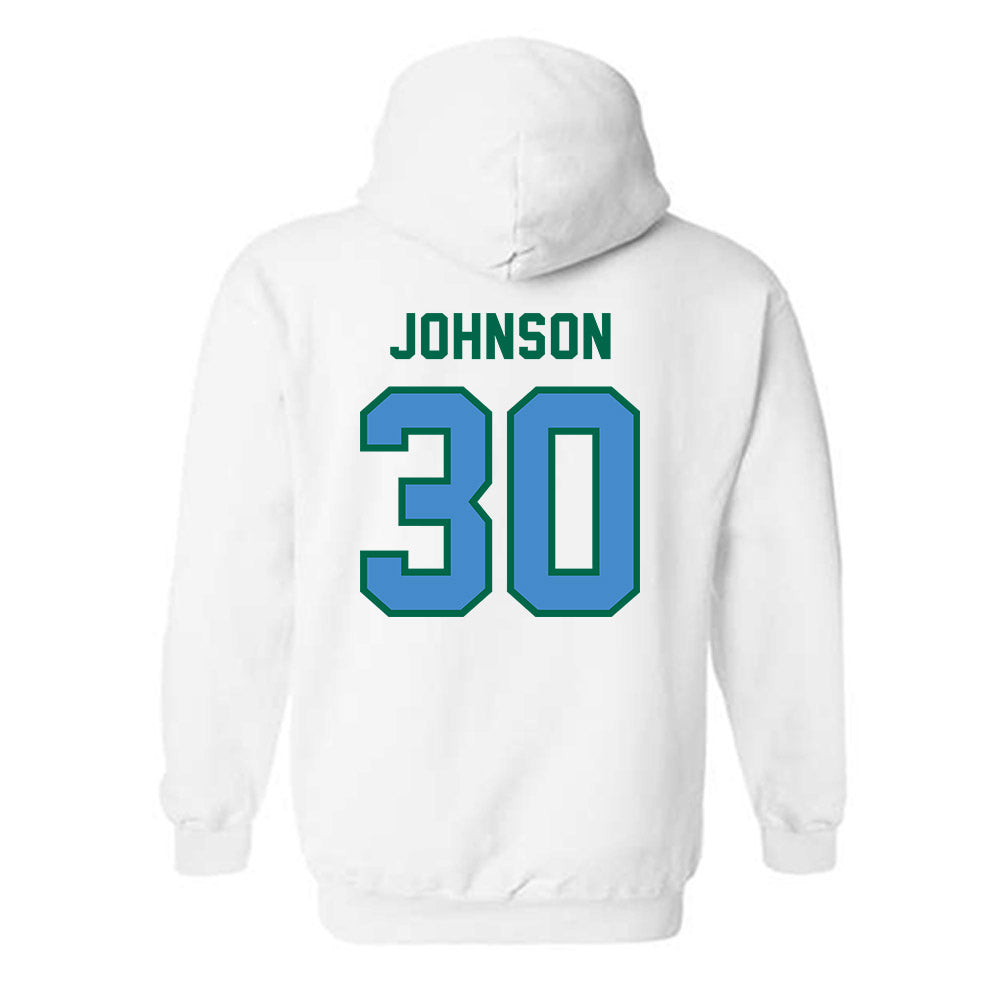 Tulane - NCAA Baseball : Nate Johnson - Classic Shersey Hooded Sweatshirt-1
