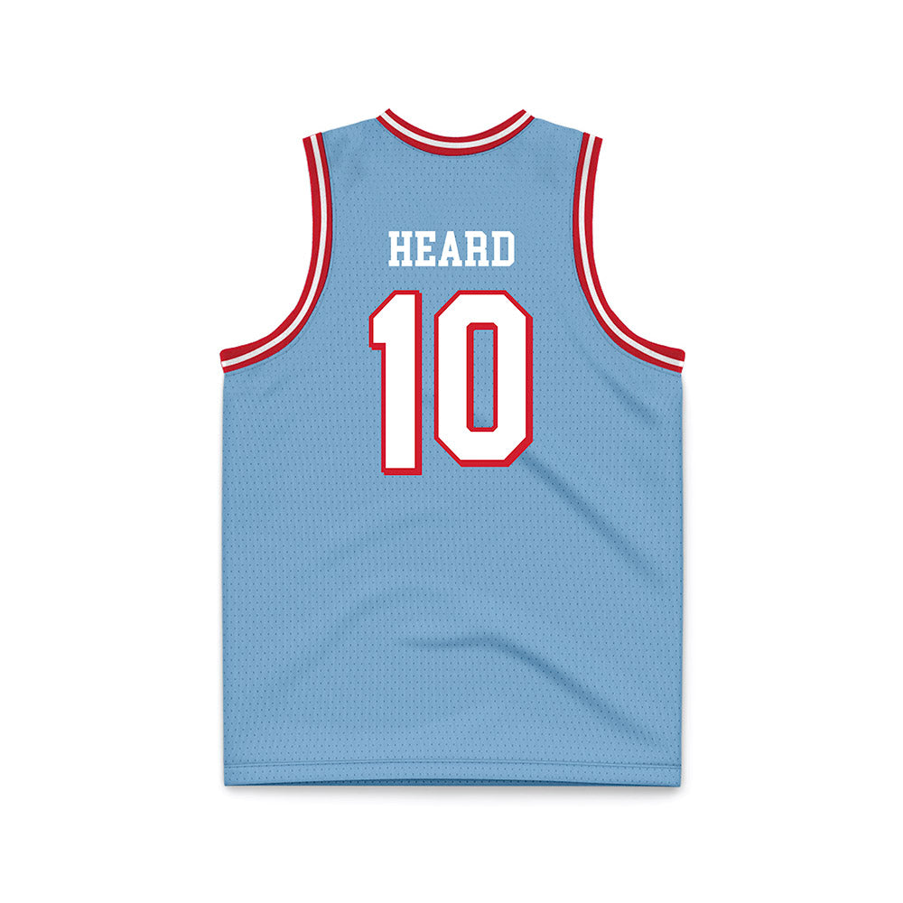 Dayton - NCAA Men's Basketball : Bryce Heard - Chapel Blue Basketball Jersey-1