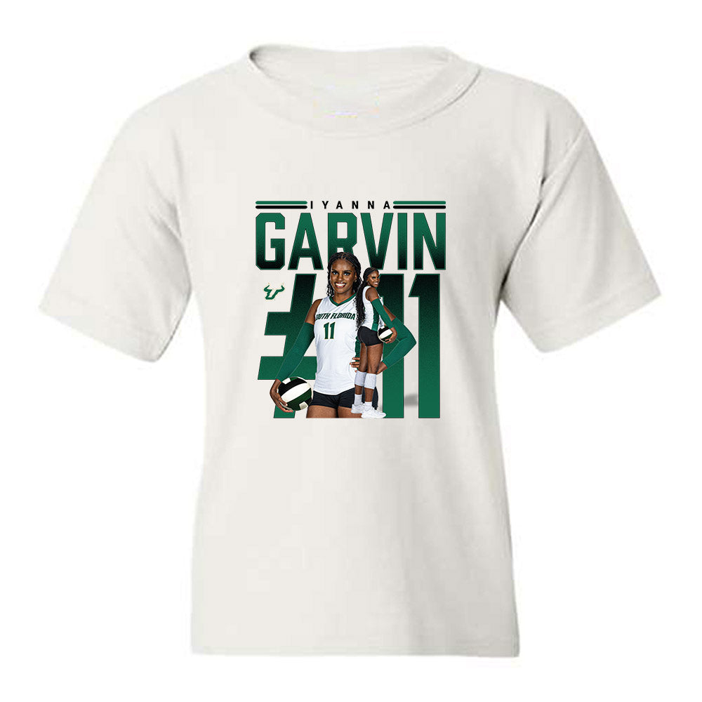 USF - NCAA Women's Volleyball : Iyanna Garvin - Collage Youth T-Shirt-0