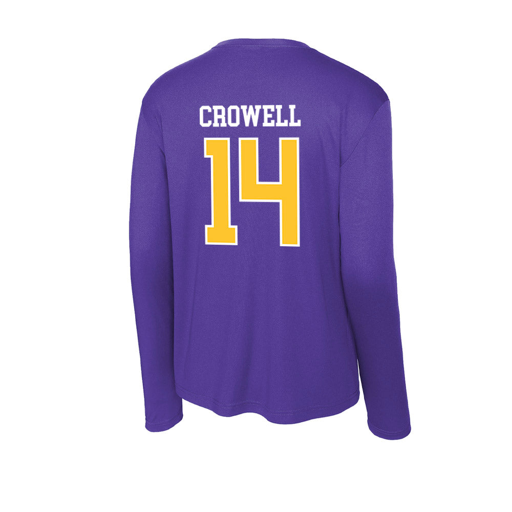 East Carolina - NCAA Football : Key Crowell - Classic Shersey Activewear Long Sleeve T-Shirt-1