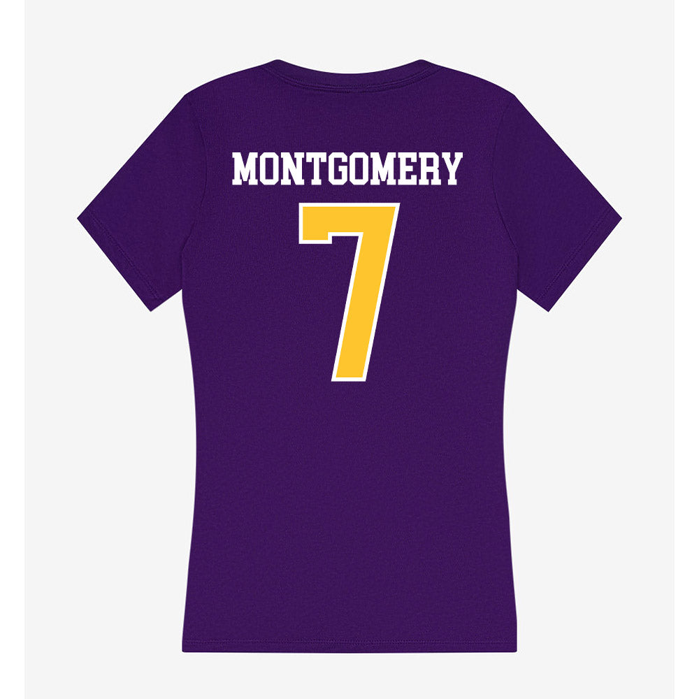 East Carolina - NCAA Football : London Montgomery - Classic Shersey Women's V-Neck T-Shirt-1