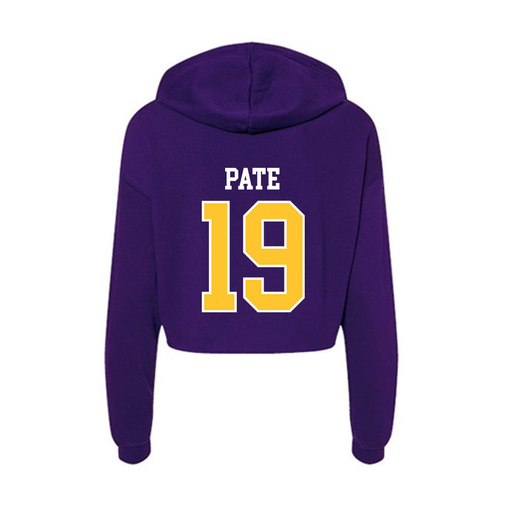 East Carolina - NCAA Women's Volleyball : Ellie Pate - Classic Shersey Women's Crop Fleece Hoodie-1