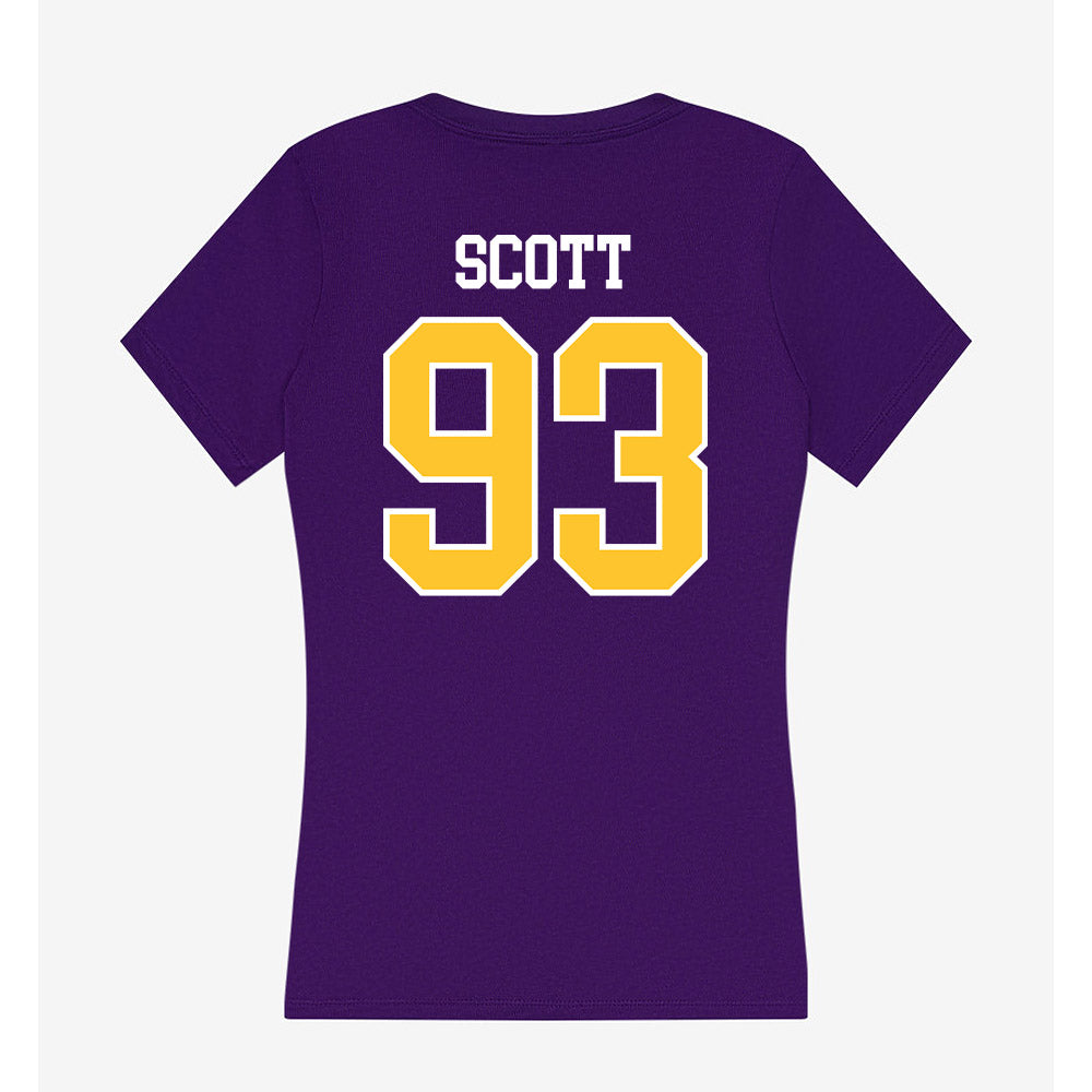 East Carolina - NCAA Football : Everett Scott - Classic Shersey Women's V-Neck T-Shirt-1