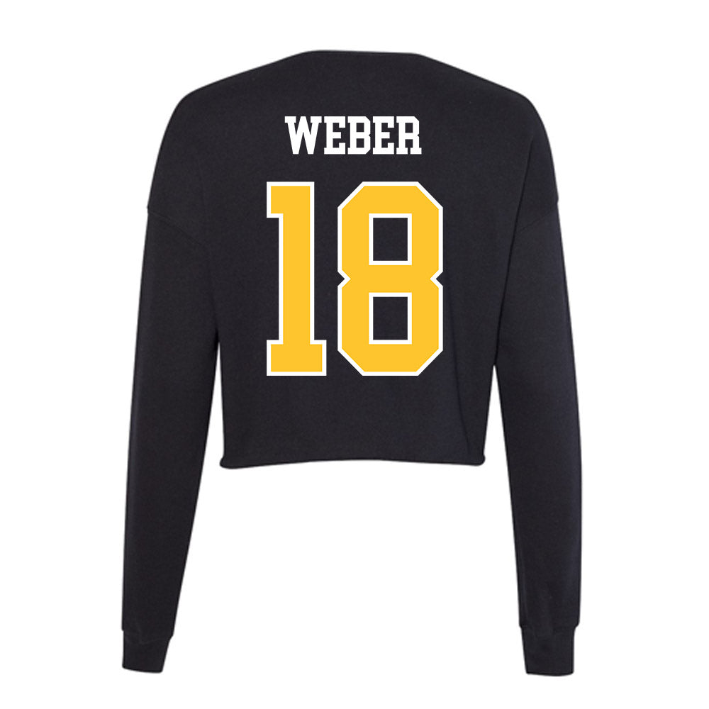 East Carolina - NCAA Softball : Michaela Weber - Classic Shersey Women's Cropped Crew Fleece-1