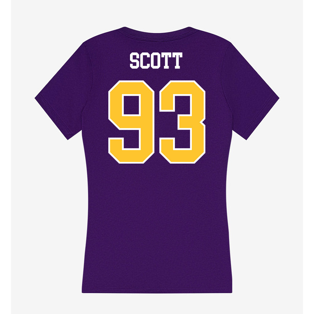 East Carolina - NCAA Football : Everett Scott - Classic Shersey Women's V-Neck T-Shirt-1