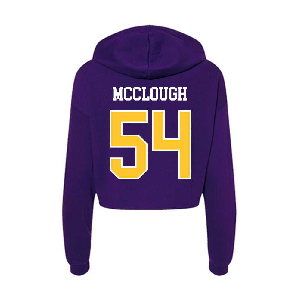 East Carolina - NCAA Football : Dru McClough - Classic Shersey Women's Crop Fleece Hoodie-1