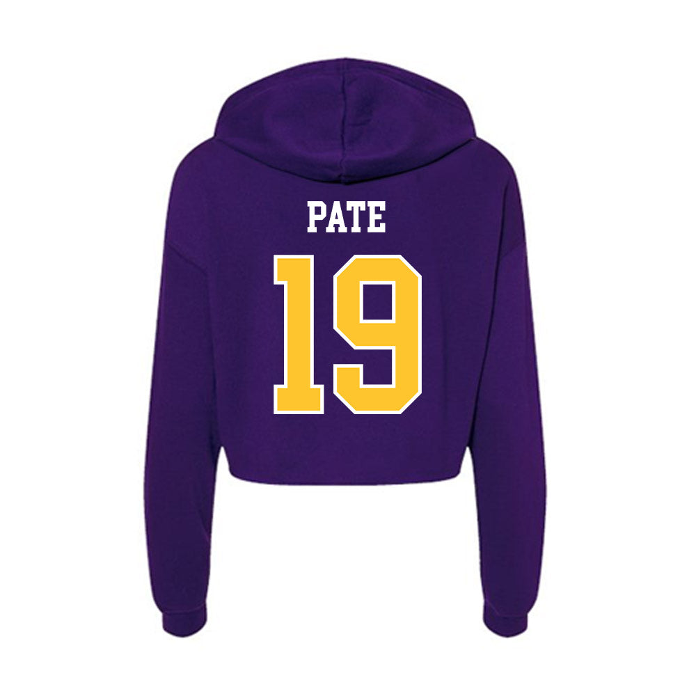 East Carolina - NCAA Women's Volleyball : Ellie Pate - Classic Shersey Women's Crop Fleece Hoodie-1