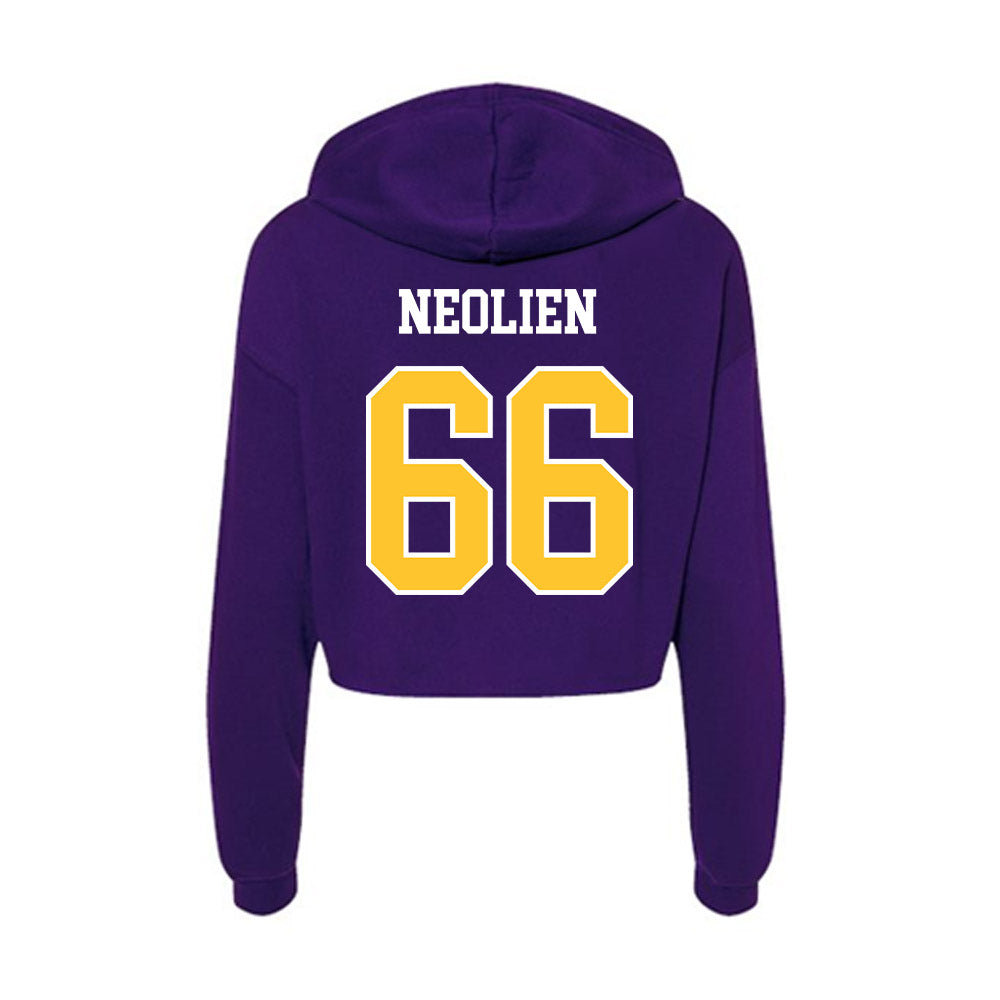 East Carolina - NCAA Football : Marleo Neolien - Classic Shersey Women's Crop Fleece Hoodie-1
