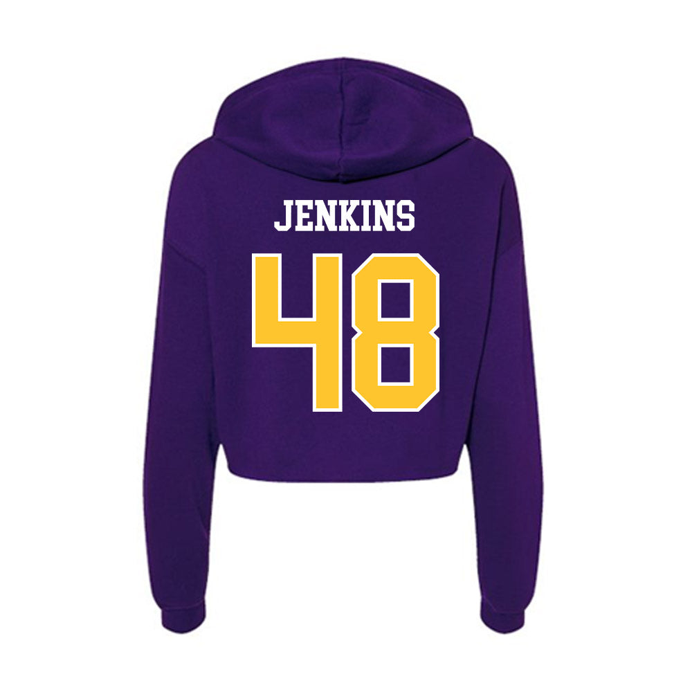East Carolina - NCAA Baseball : Sean Jenkins - Classic Shersey Women's Crop Fleece Hoodie-1
