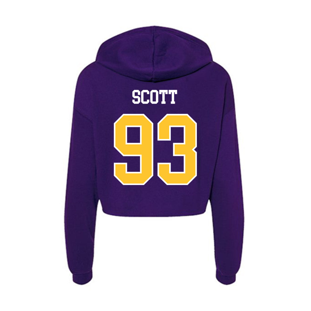 East Carolina - NCAA Football : Everett Scott - Classic Shersey Women's Crop Fleece Hoodie-1