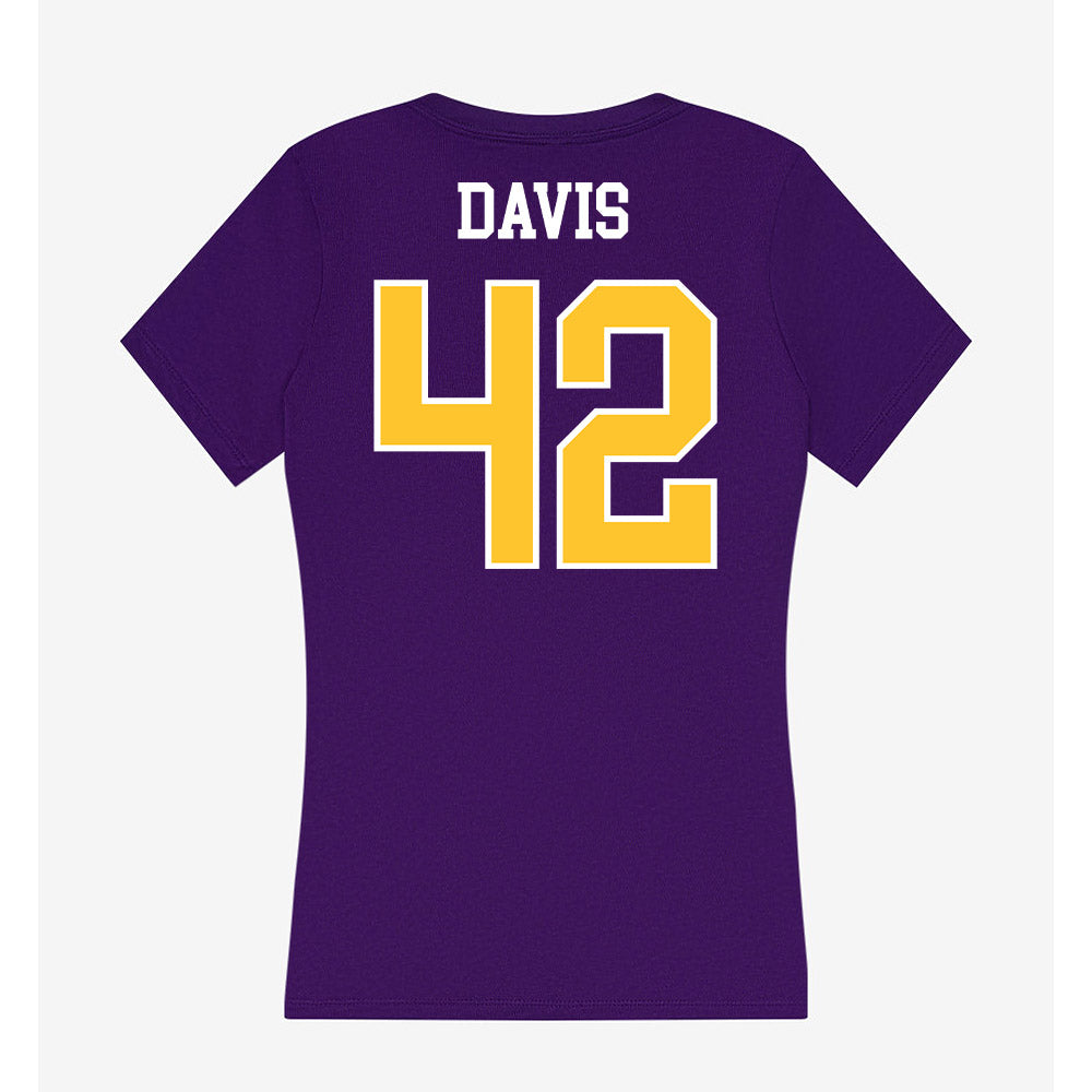 East Carolina - NCAA Football : Julien Davis - Classic Shersey Women's V-Neck T-Shirt-1