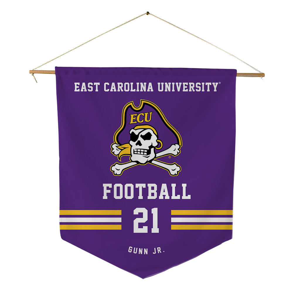 East Carolina - NCAA Football : Marlon Gunn Jr. - Pennant - 18" x 21"-0