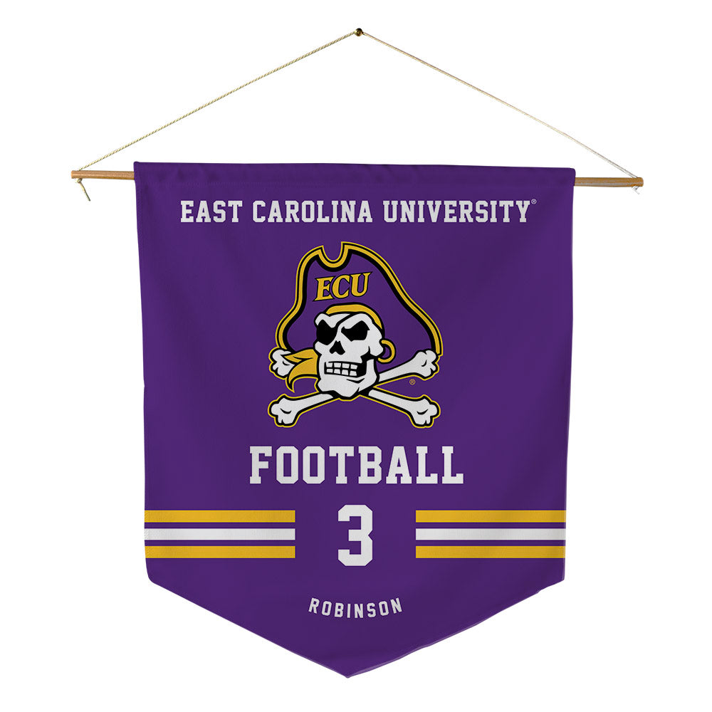 East Carolina - NCAA Football : Kelan Robinson - Pennant - 18" x 21"-0