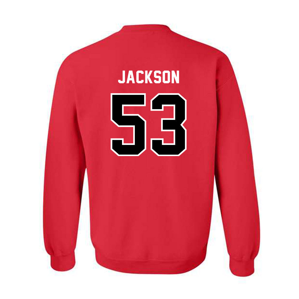 Western Kentucky - NCAA Football : Marshall Jackson - Classic Shersey Crewneck Sweatshirt-1