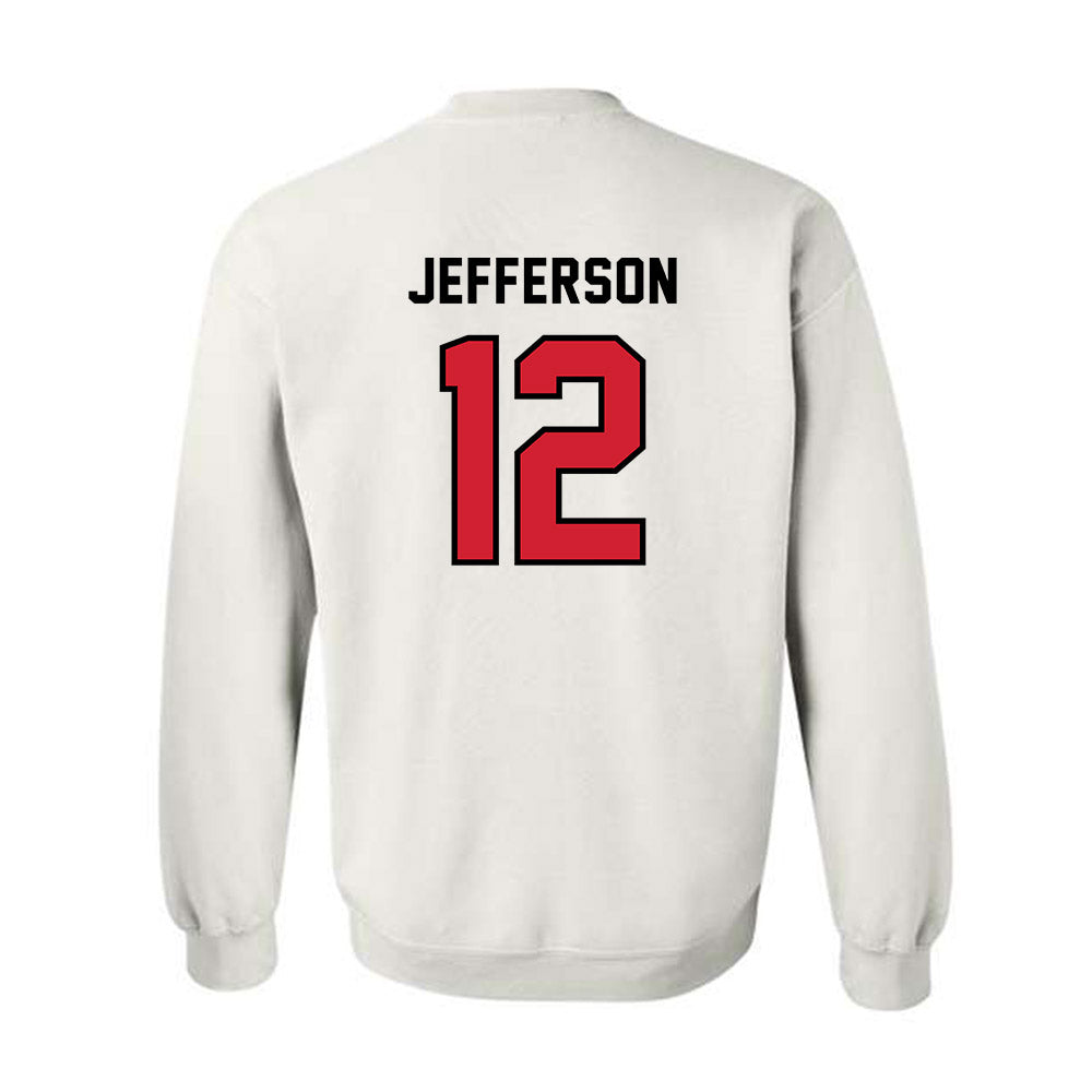 Western Kentucky - NCAA Football : Damari Jefferson - Classic Shersey Crewneck Sweatshirt-1