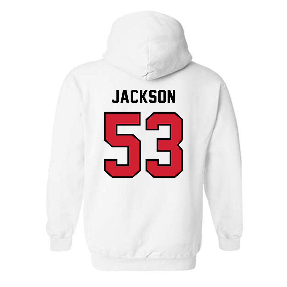 Western Kentucky - NCAA Football : Marshall Jackson - Classic Shersey Hooded Sweatshirt-1