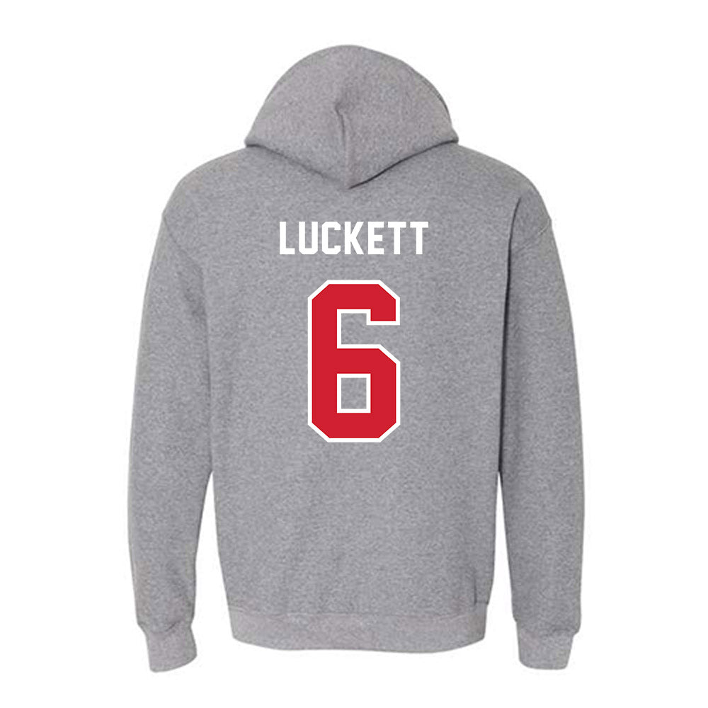 Western Kentucky - NCAA Baseball : Logan Luckett - Classic Shersey Hooded Sweatshirt-1