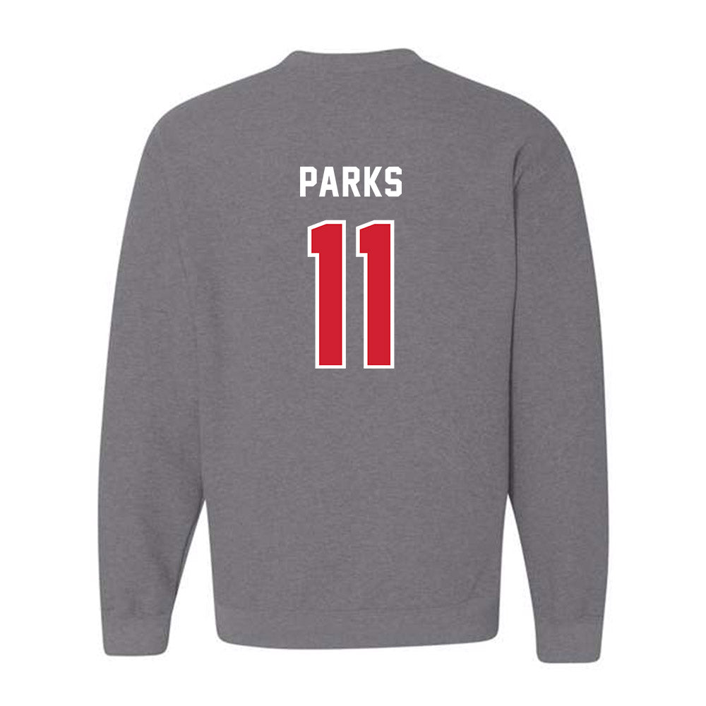 Western Kentucky - NCAA Football : Tucker Parks - Classic Shersey Crewneck Sweatshirt-1