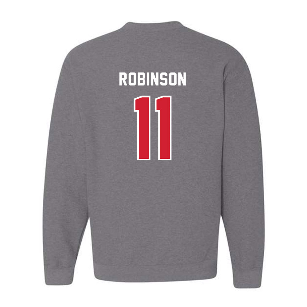Western Kentucky - NCAA Football : Kent Robinson - Classic Shersey Crewneck Sweatshirt-1