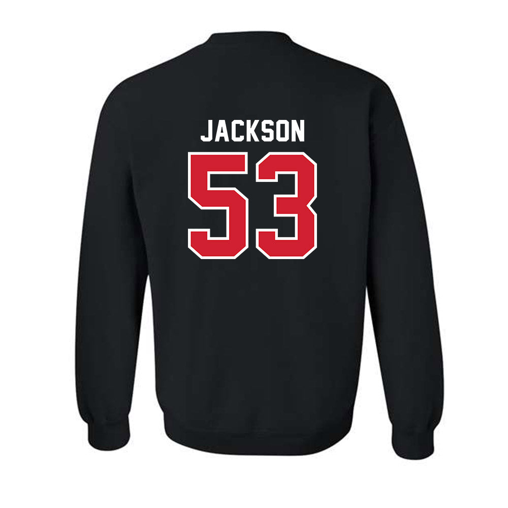 Western Kentucky - NCAA Football : Marshall Jackson - Classic Shersey Crewneck Sweatshirt-1