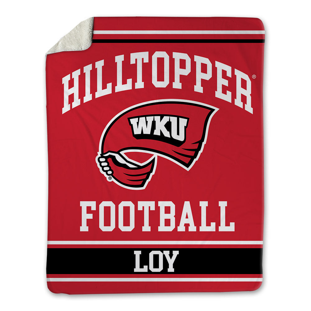 Western Kentucky - NCAA Football : Owen Loy - Blanket-0