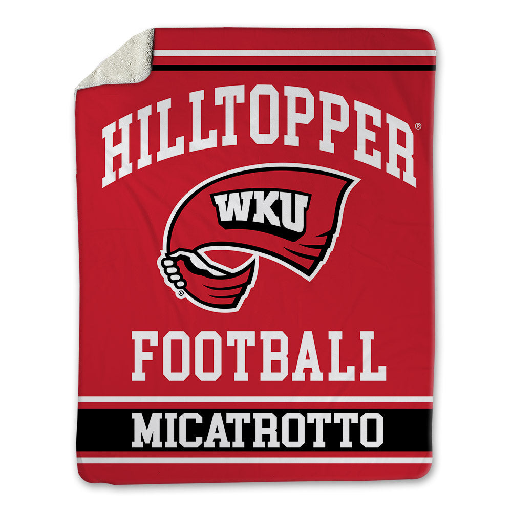 Western Kentucky - NCAA Football : Kaiaulu Micatrotto - Blanket-0
