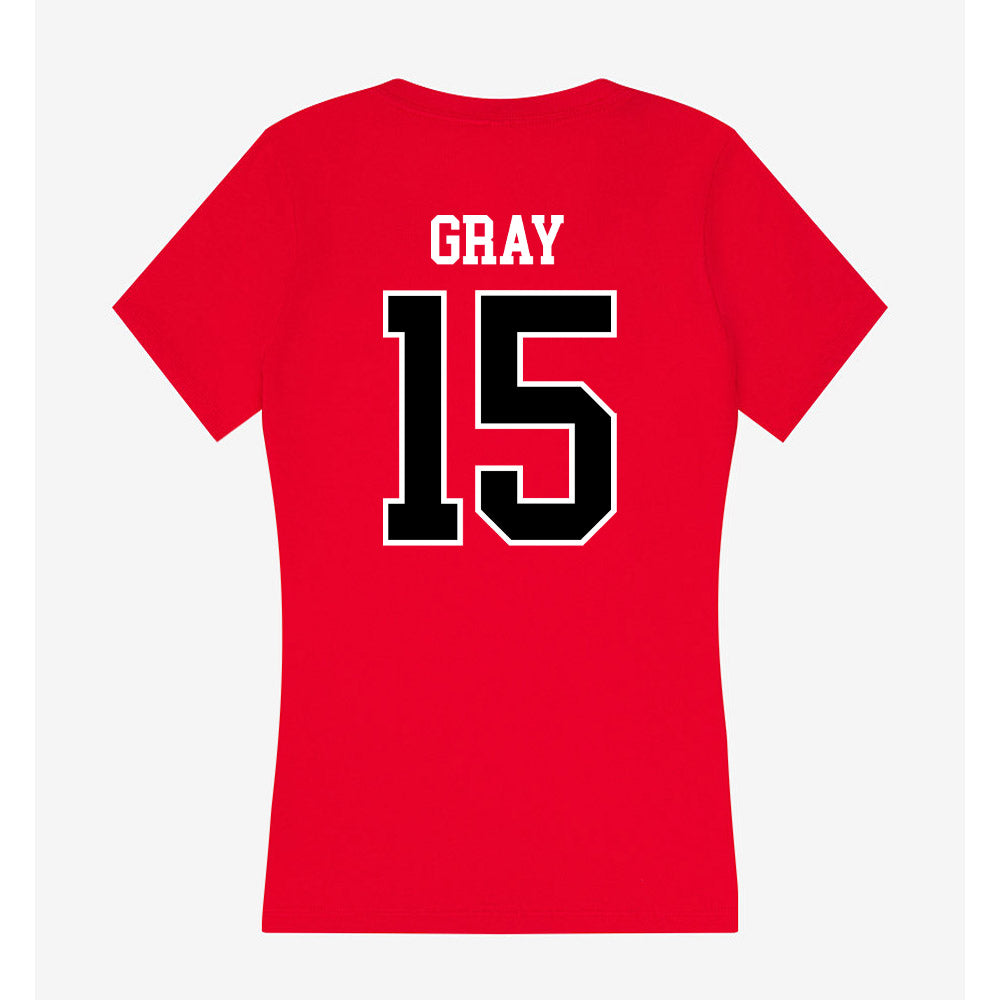 Western Kentucky - NCAA Football : Jayden Gray - Classic Shersey Women's V-Neck T-Shirt-1