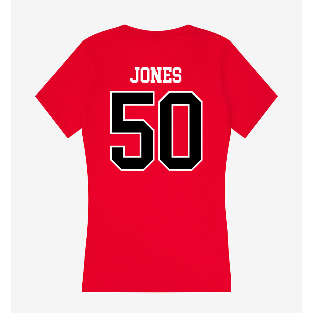 Western Kentucky - NCAA Football : Elin Jones - Classic Shersey Women's V-Neck T-Shirt-1