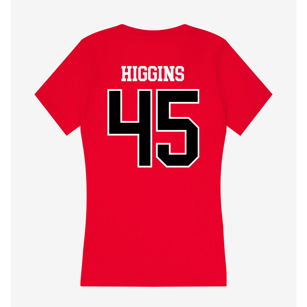 Western Kentucky - NCAA Baseball : Cal Higgins - Classic Shersey Women's V-Neck T-Shirt-1