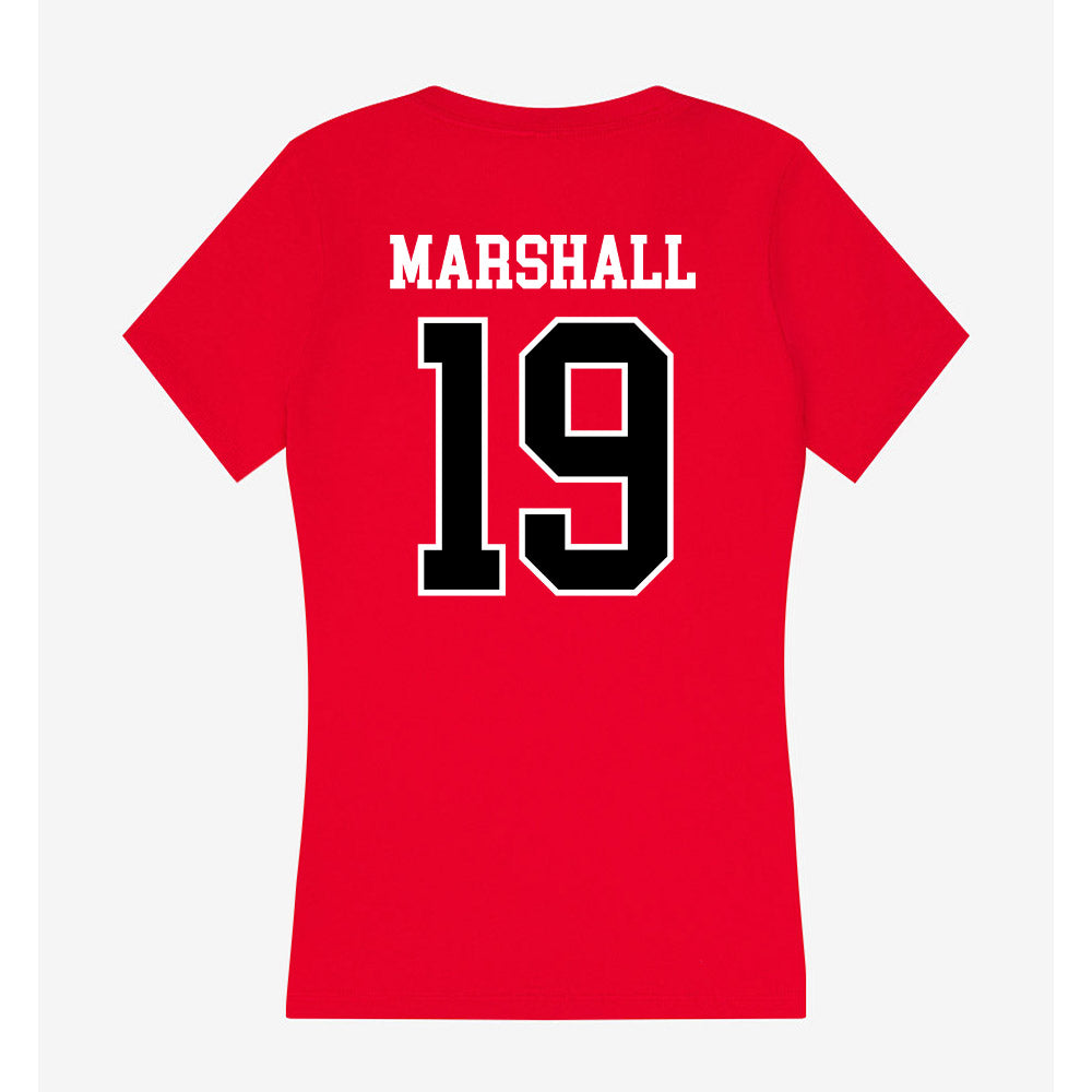Western Kentucky - NCAA Football : Virgil Marshall - Classic Shersey Women's V-Neck T-Shirt-1