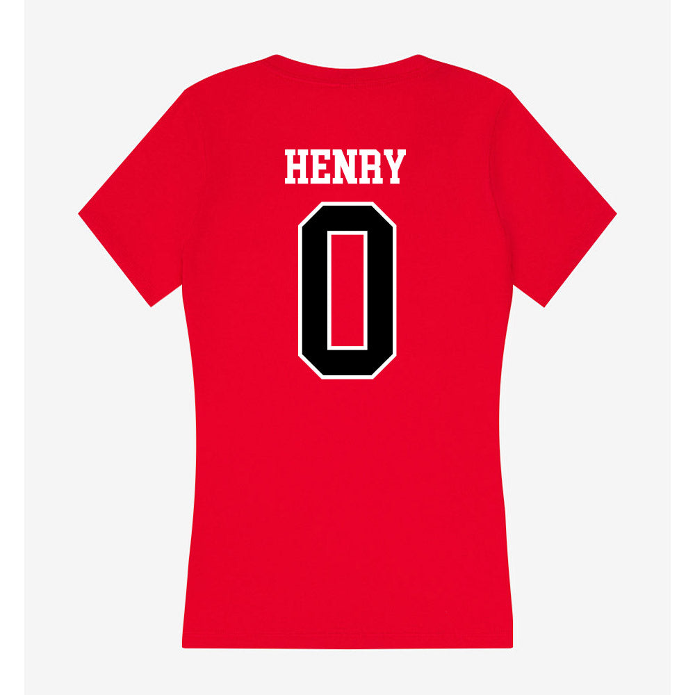 Western Kentucky - NCAA Football : Matthew Henry - Classic Shersey Women's V-Neck T-Shirt-1