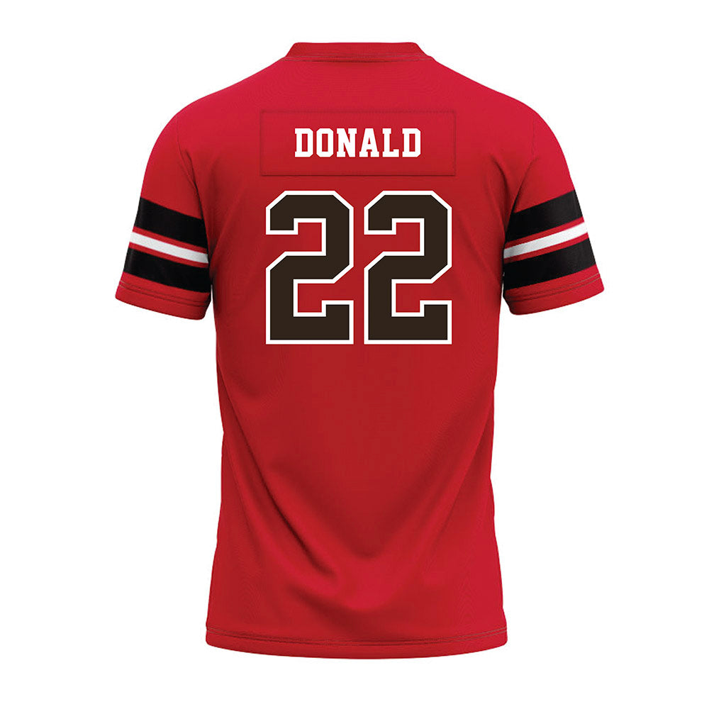 Western Kentucky - NCAA Football : Jordan Donald - Red Premium Football Jersey-1