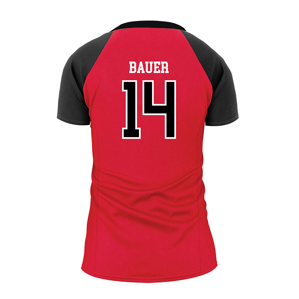 Western Kentucky - NCAA Women's Volleyball : Callie Bauer - Red Volleyball Jersey-1