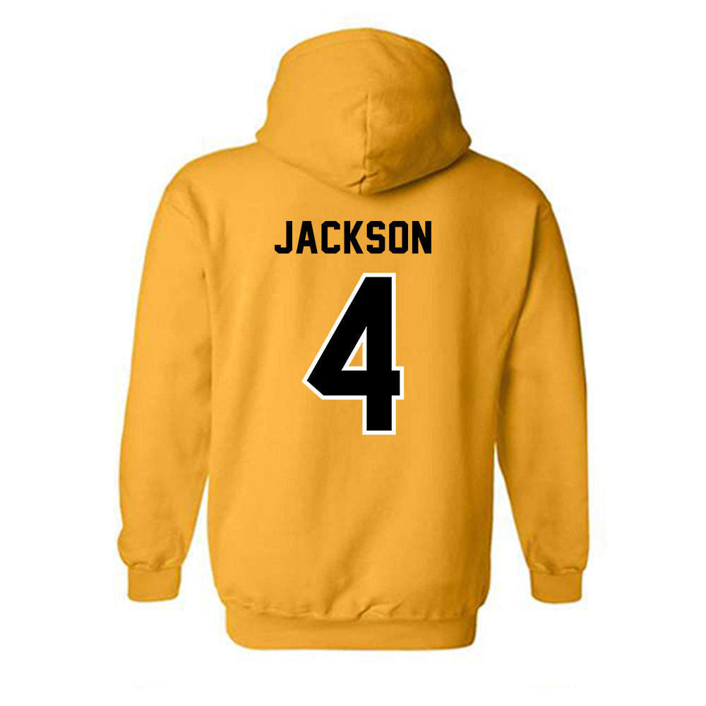 Adelphi - NCAA Men's Basketball : Mason Jackson - Classic Shersey Hooded Sweatshirt-1