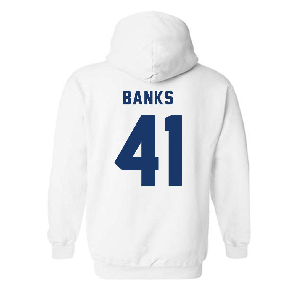 Yeshiva - NCAA Baseball : Aaron Banks - Classic Shersey Hooded Sweatshirt-1