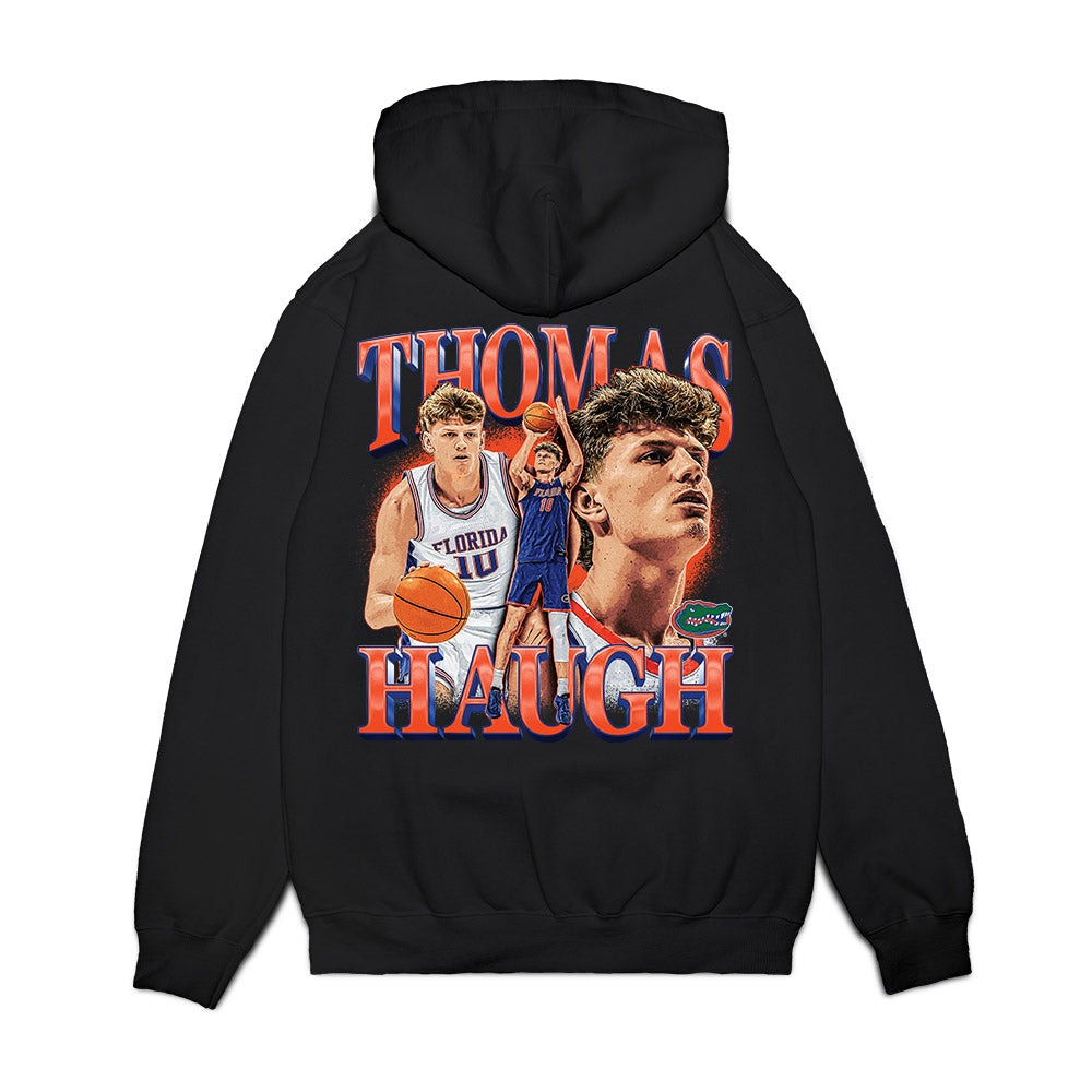 Florida - NCAA Men's Basketball : Thomas Haugh - Collage Premium Hooded Sweatshirt-1