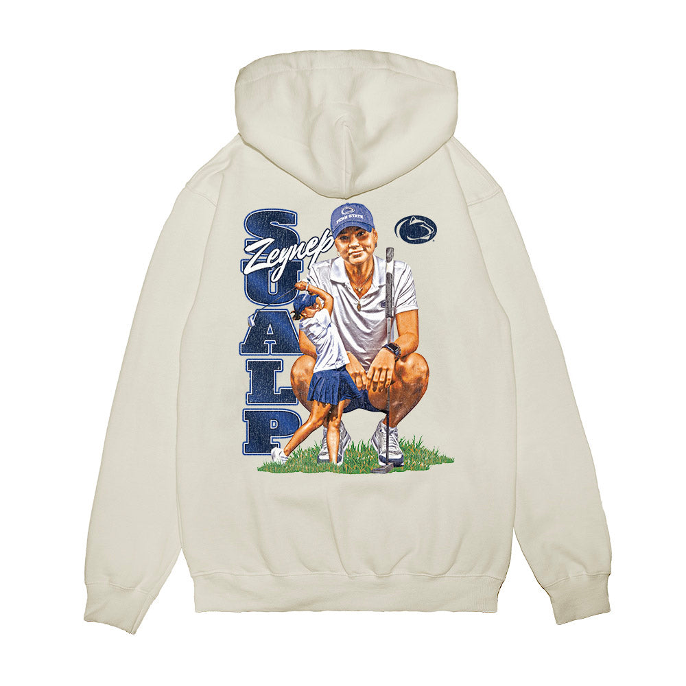 Penn State - NCAA Women's Golf : Zeynep Sualp - Collage Premium Hooded Sweatshirt-1