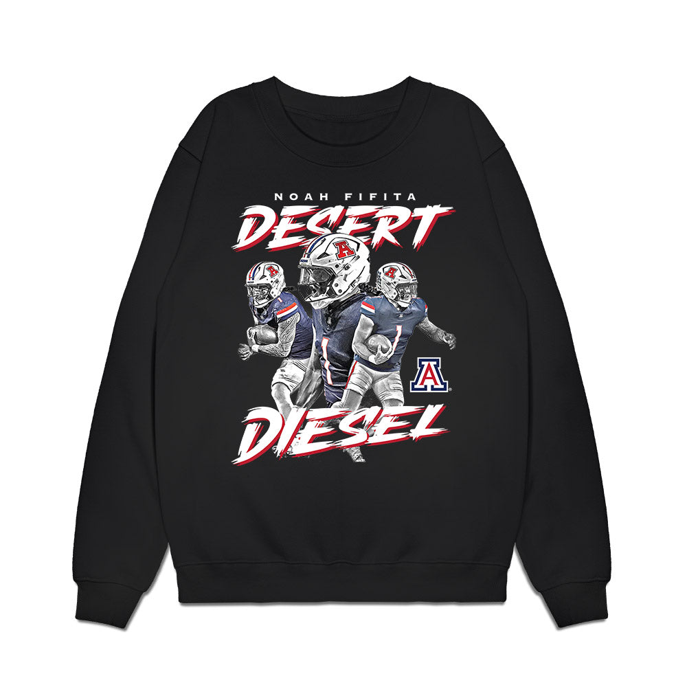Arizona - NCAA Football : Noah Fifita - Individual Collage Premium Crewneck Sweatshirt-0