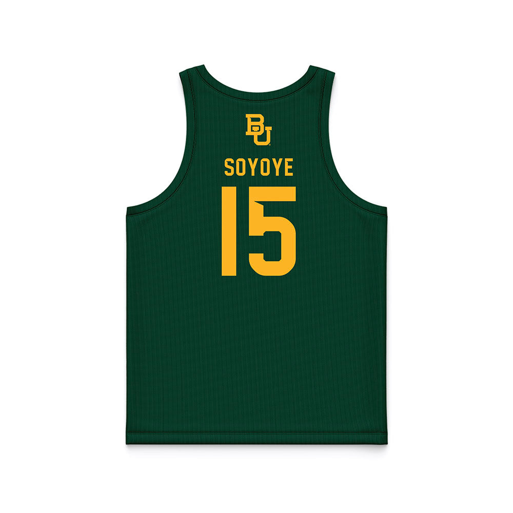 Baylor - NCAA Men's Basketball : Ramon Soyoye - Green Basketball Jersey-1