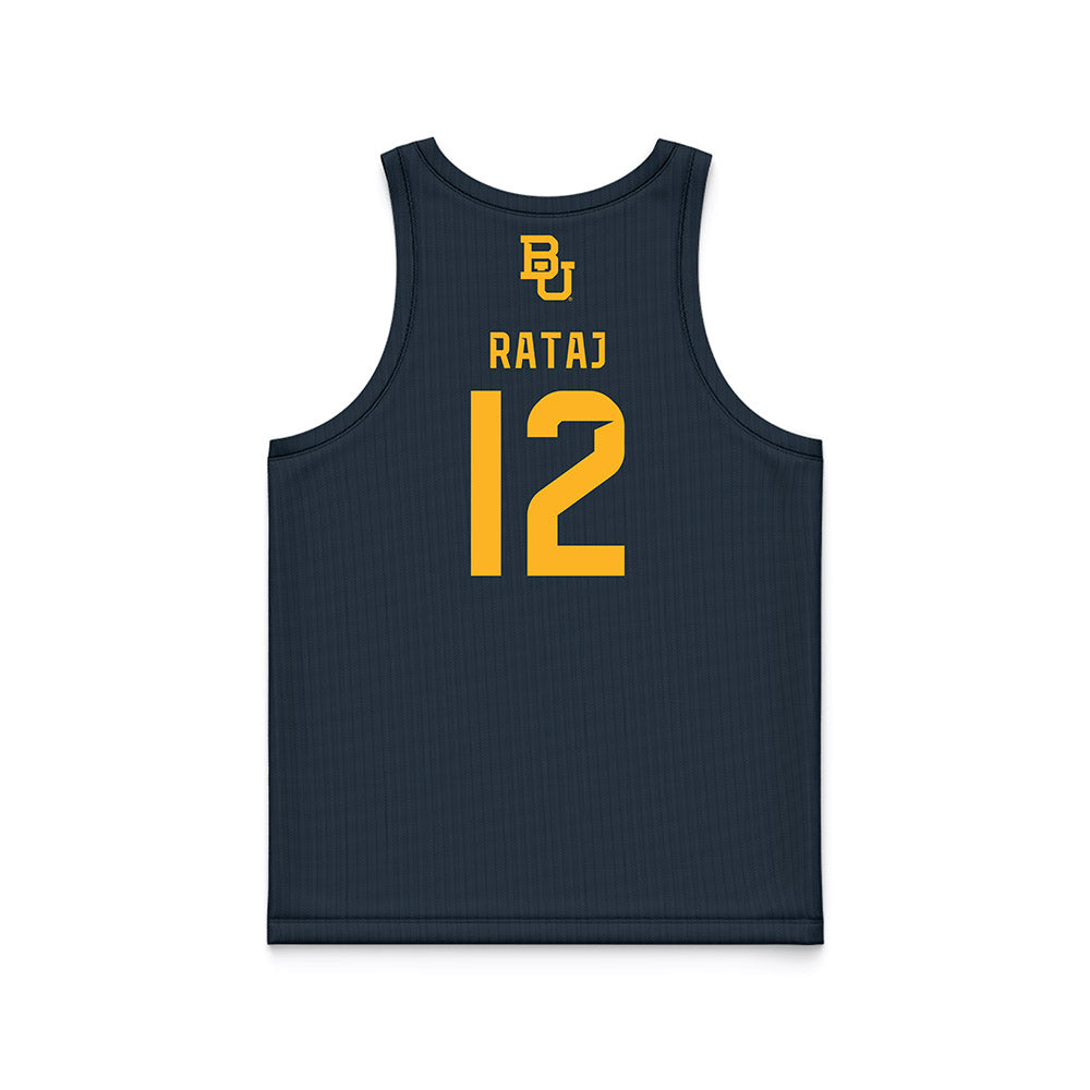 Baylor - NCAA Men's Basketball : Michael Rataj - Anthracite Basketball Jersey-1
