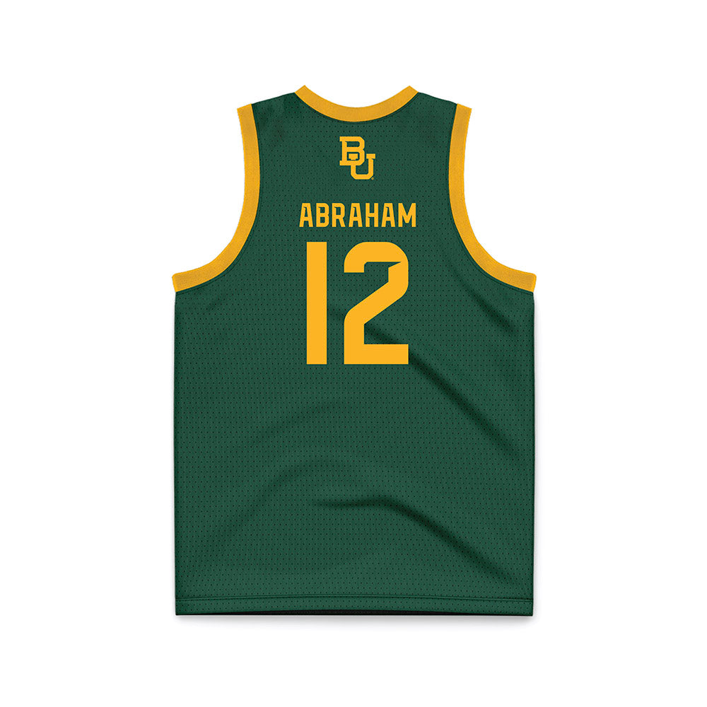 Baylor - NCAA Women's Basketball : Kyla Abraham - Green Basketball Jersey-1