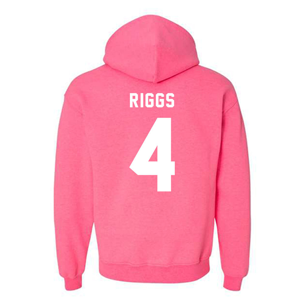 PFW - NCAA Women's Basketball : Ella Riggs - Classic Shersey Hooded Sweatshirt-1