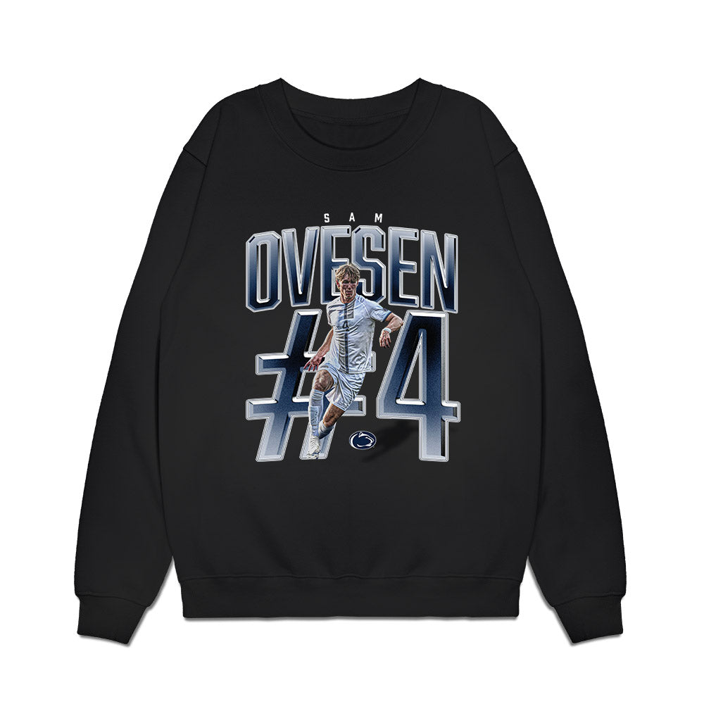 Penn State - NCAA Men's Soccer : Samuel Ovesen - Collage Premium Crewneck Sweatshirt-0