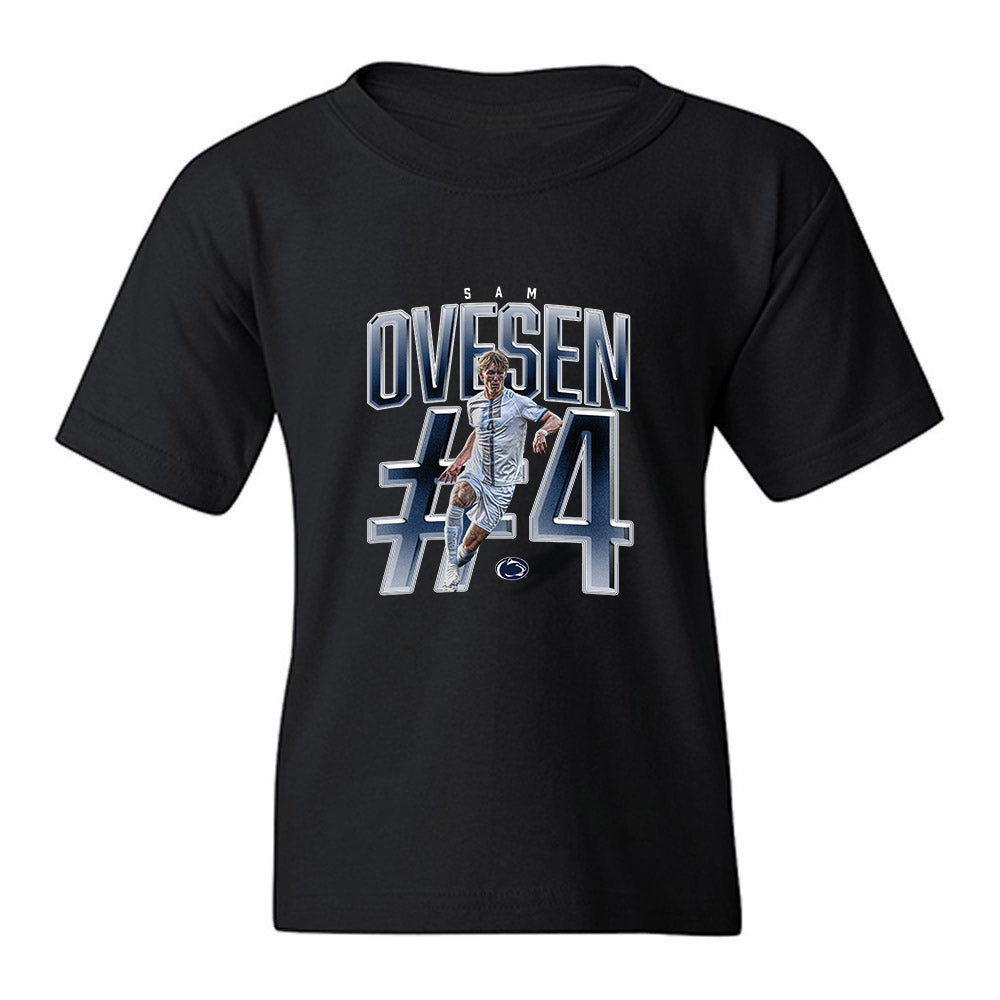 Penn State - NCAA Men's Soccer : Samuel Ovesen - Collage Youth T-Shirt-0