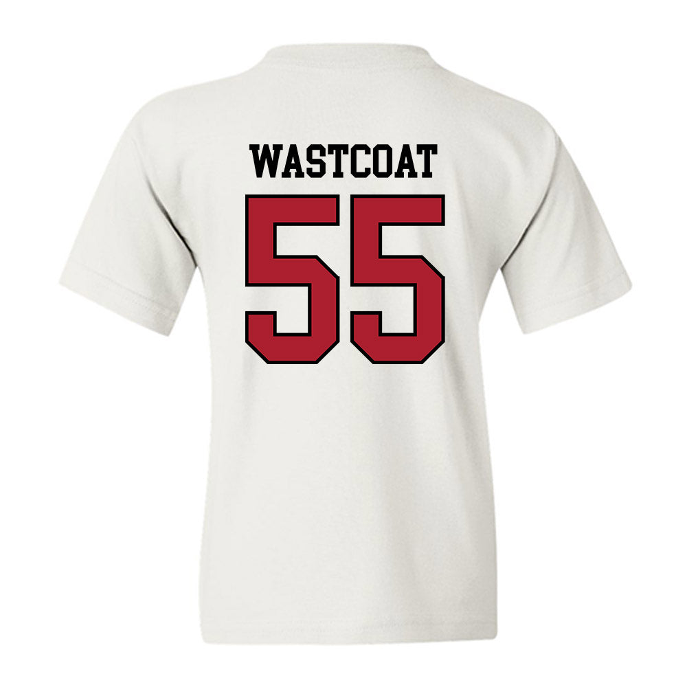 BSU - NCAA Football : Noah Wastcoat - Classic Shersey Youth T-Shirt-1