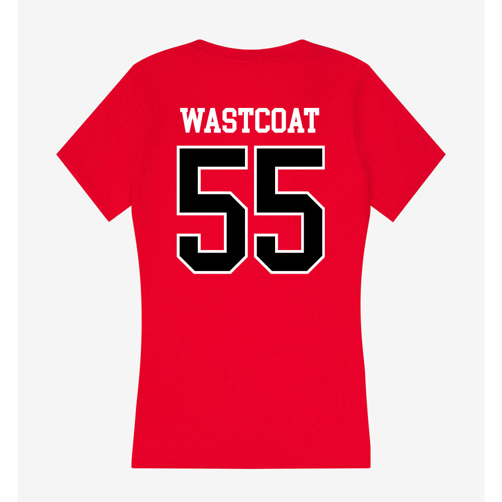 BSU - NCAA Football : Noah Wastcoat - Classic Shersey Women's V-Neck T-Shirt-1